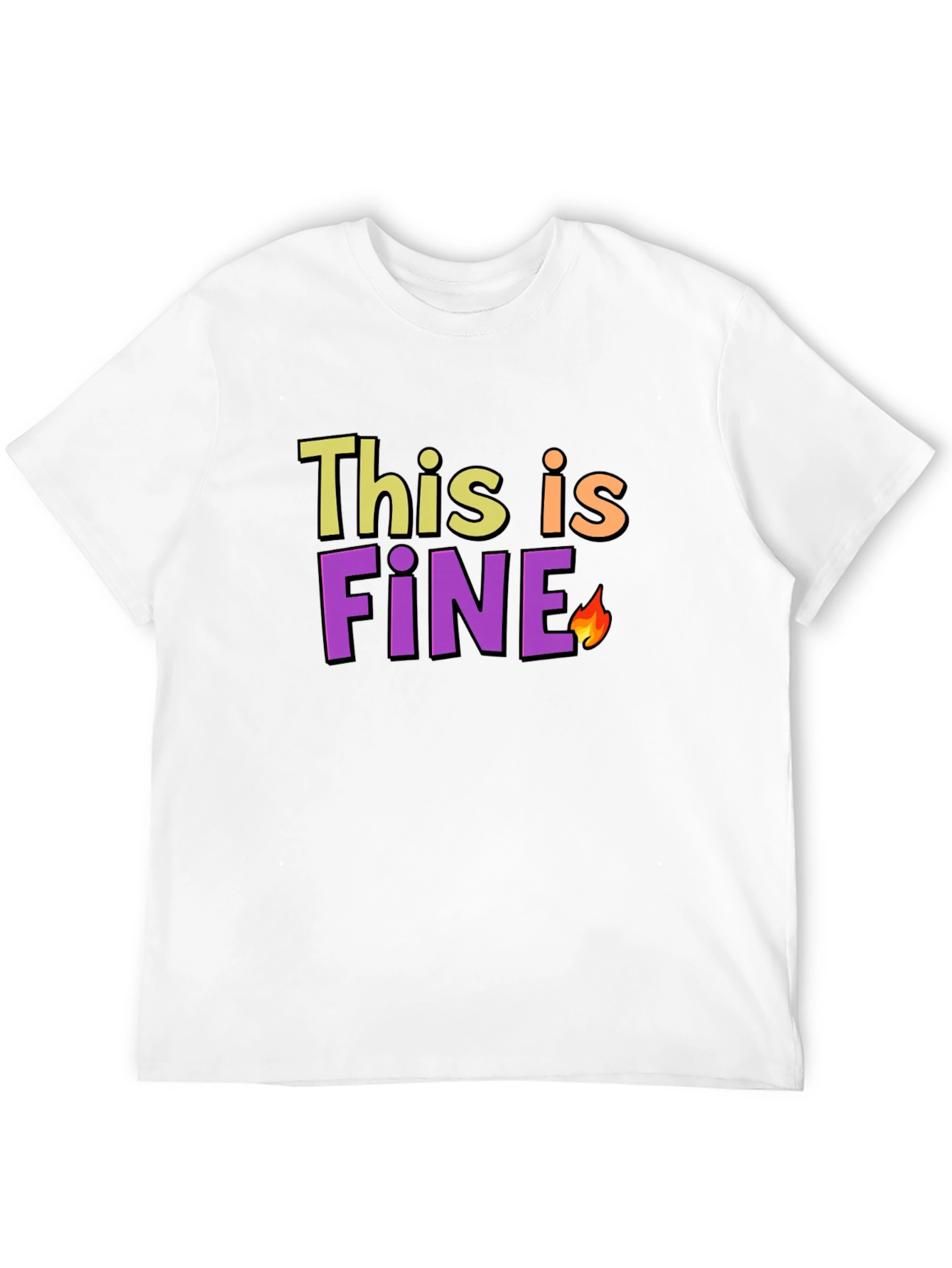 This is Fine Meme Black T-Shirt