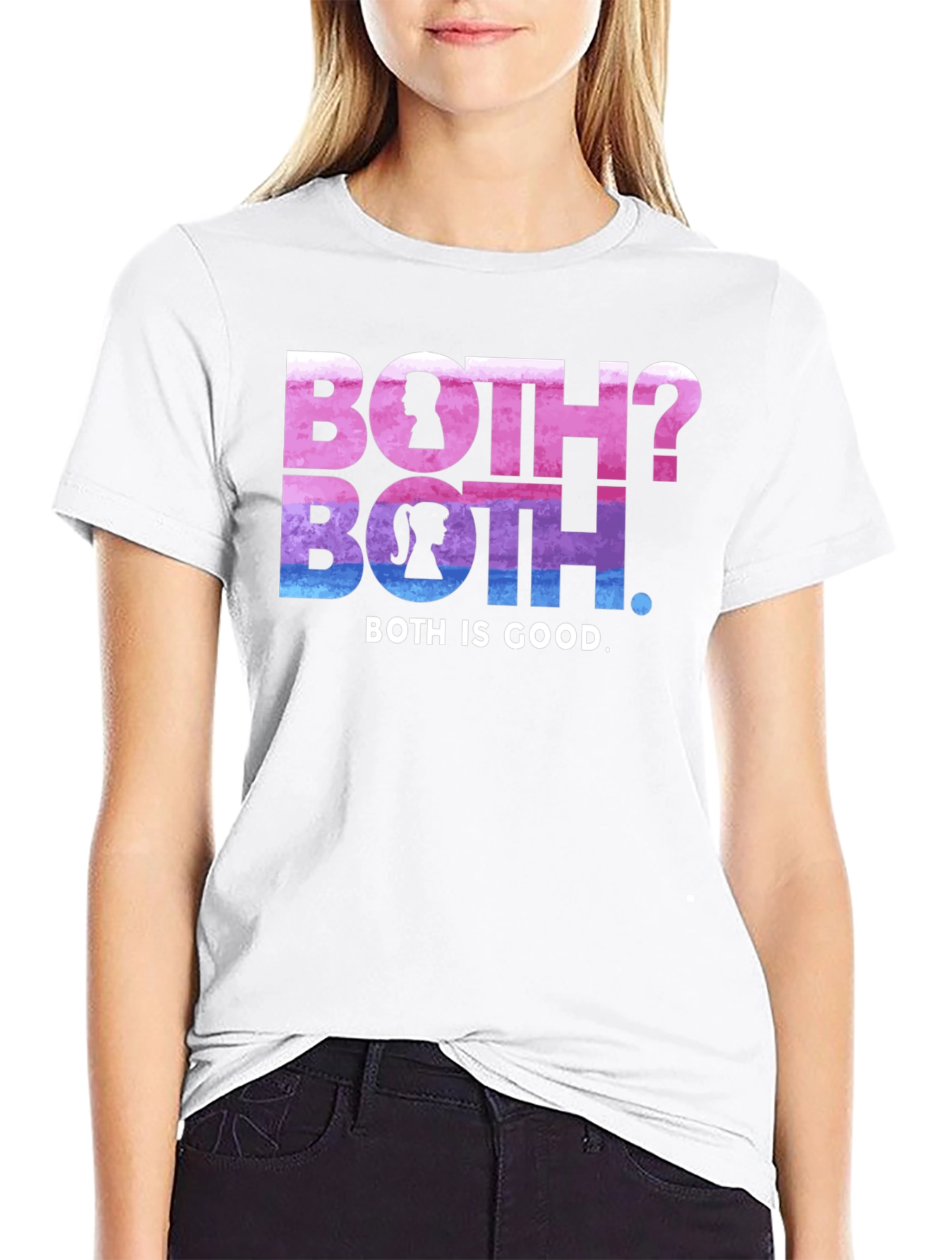 Bisexual Pride Both is Good Graphic Tee