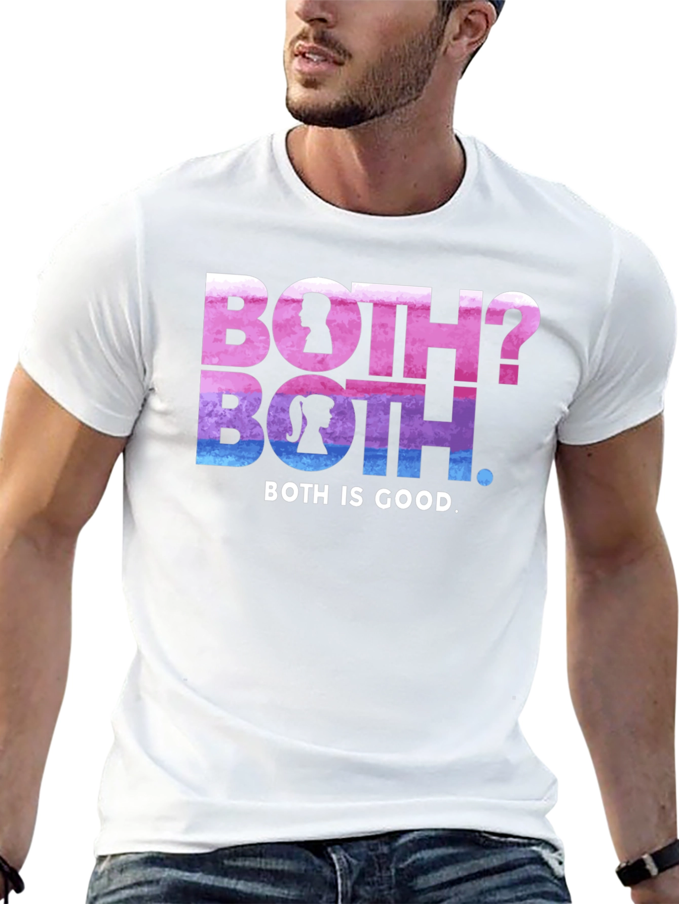 Bisexual Pride Both is Good Graphic Tee