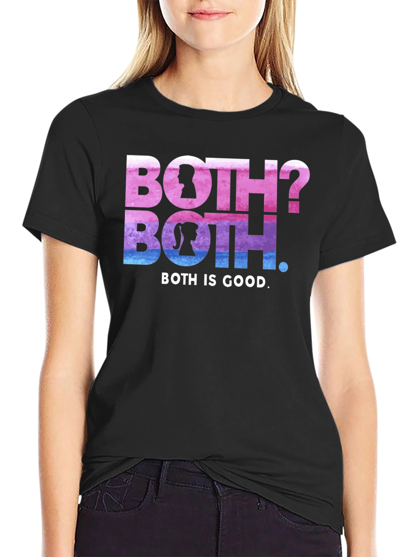 Bisexual Pride Both is Good Graphic Tee