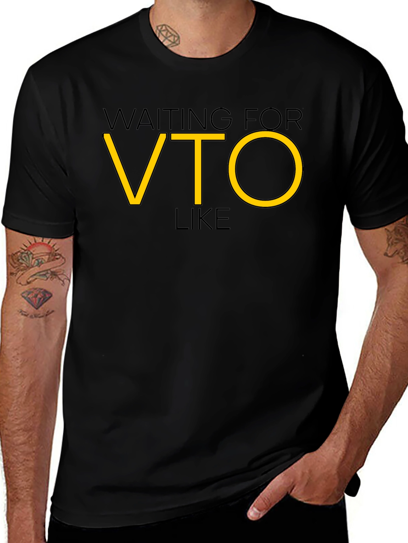 Waiting For VTO Like Funny Work T-Shirt