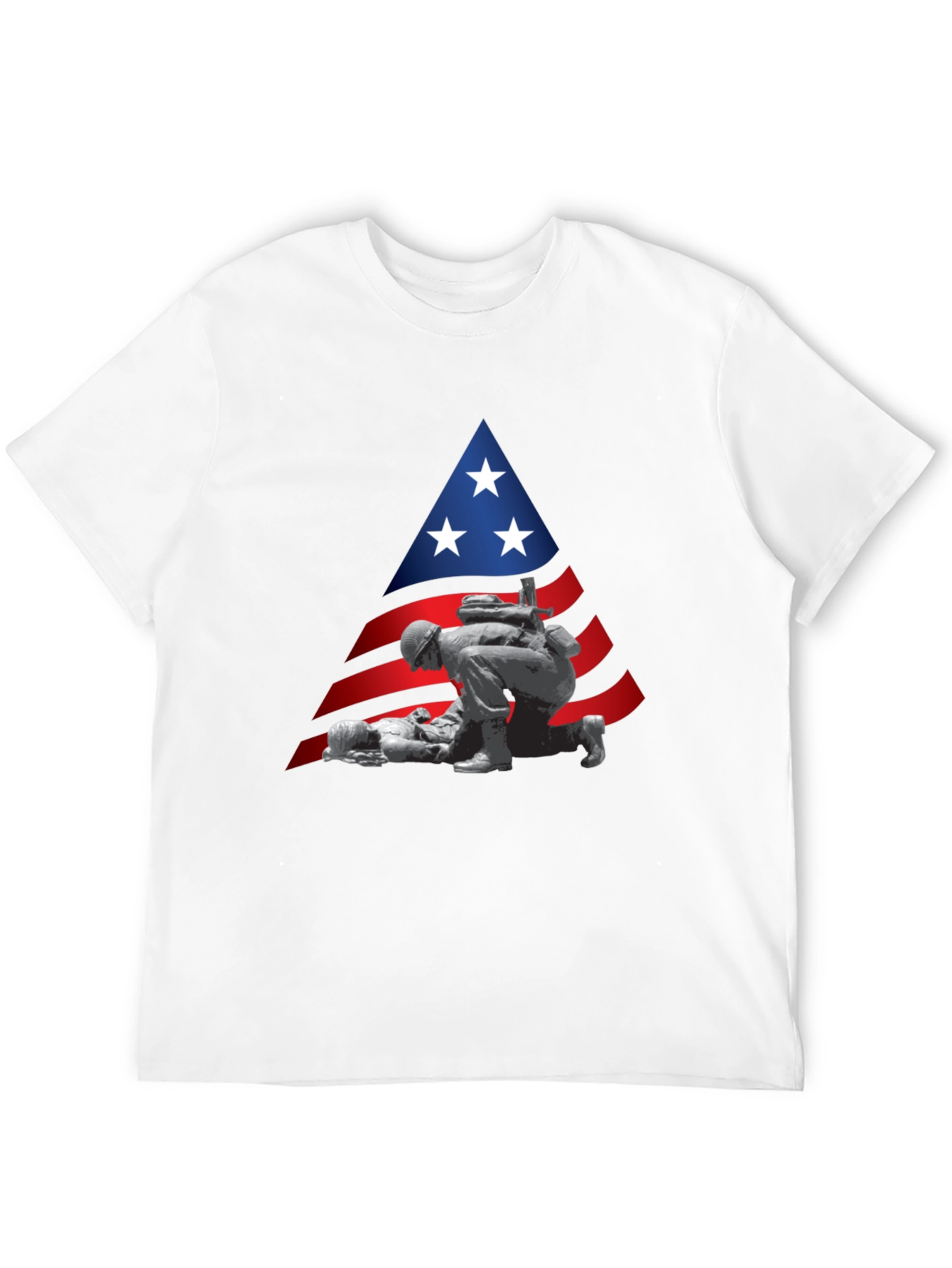 Patriotic Soldier T-Shirt - Support Our Troops!