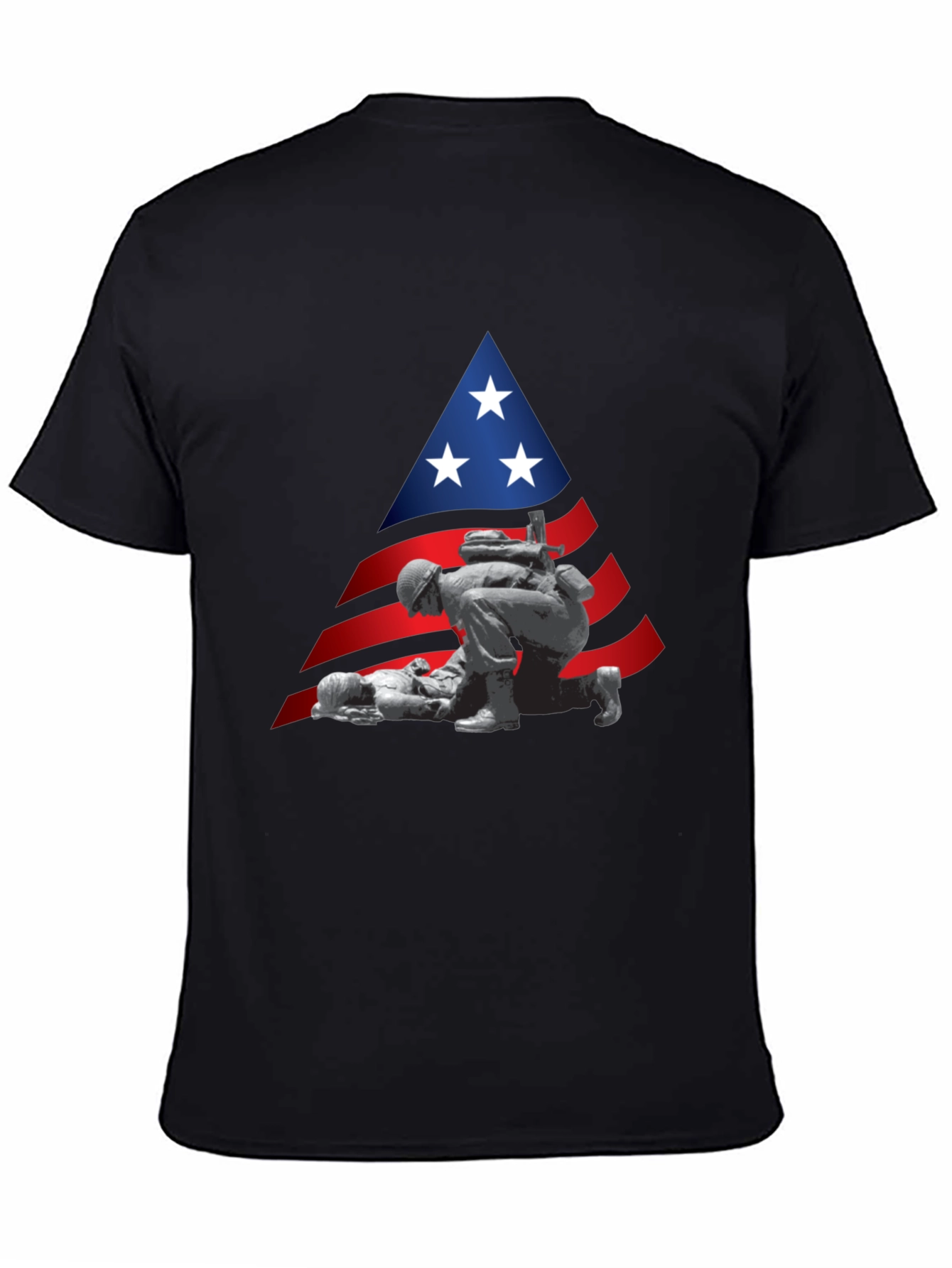 Patriotic Soldier T-Shirt - Support Our Troops!