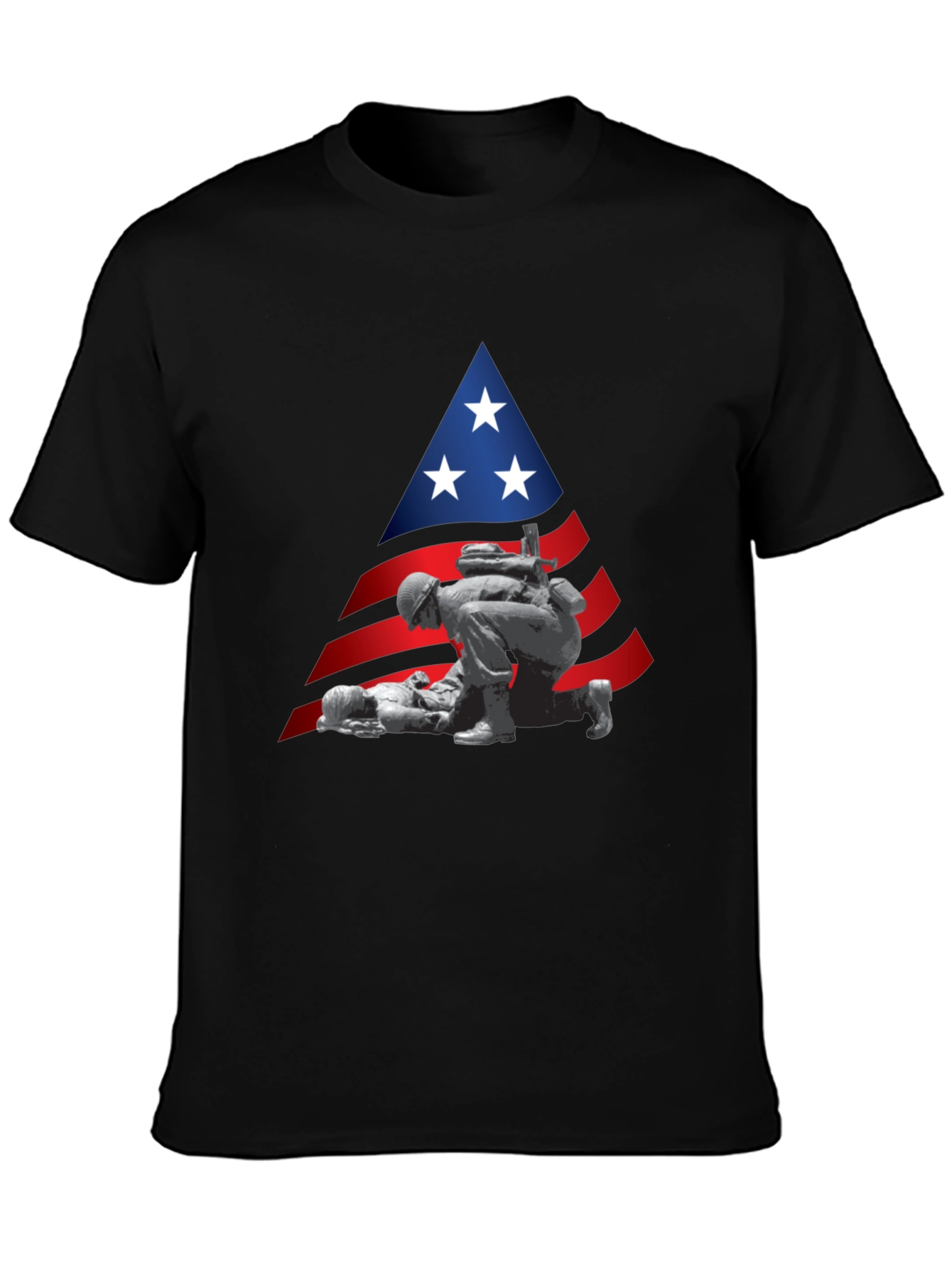 Patriotic Soldier T-Shirt - Support Our Troops!