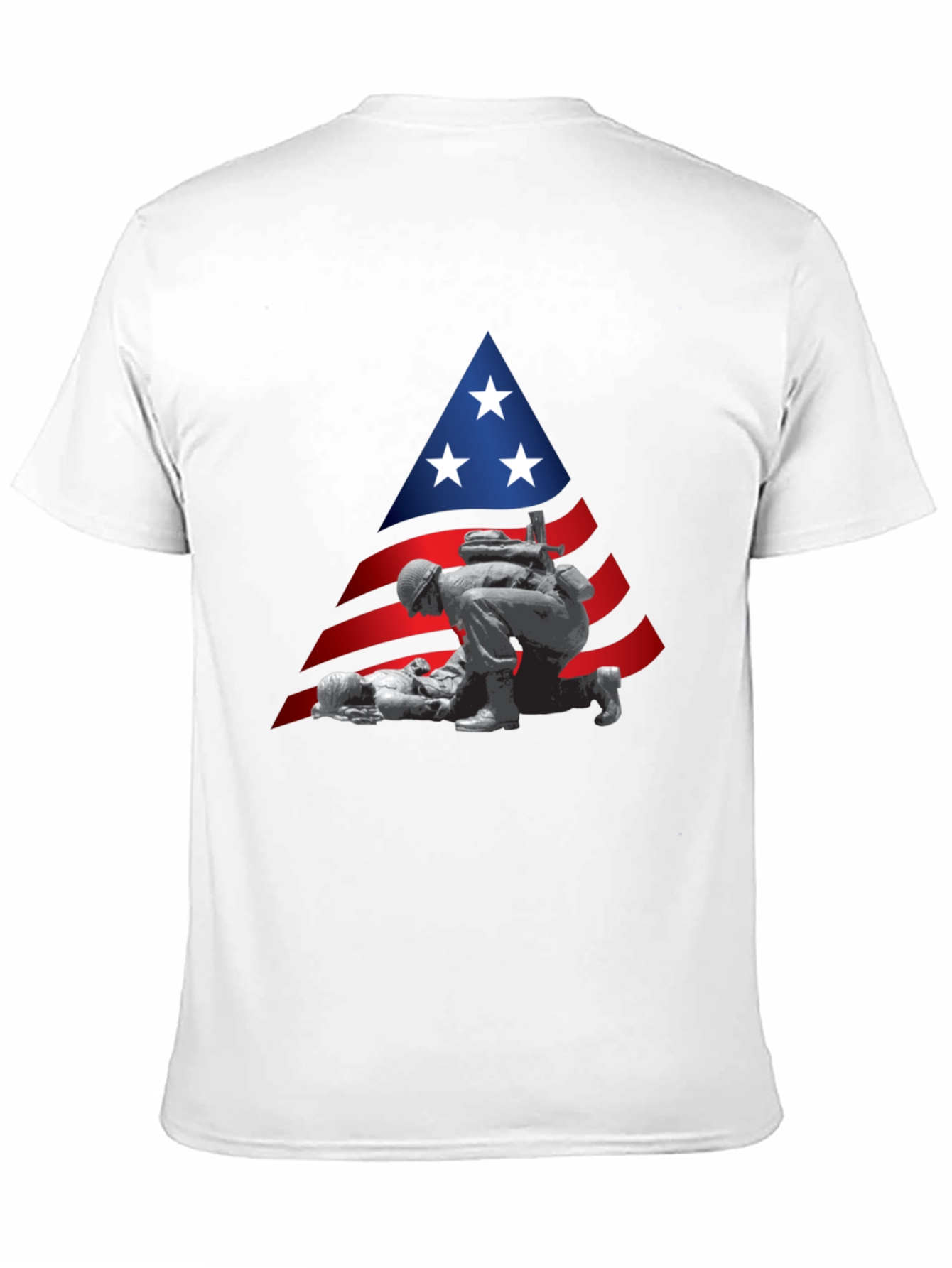 Patriotic Soldier T-Shirt - Support Our Troops!