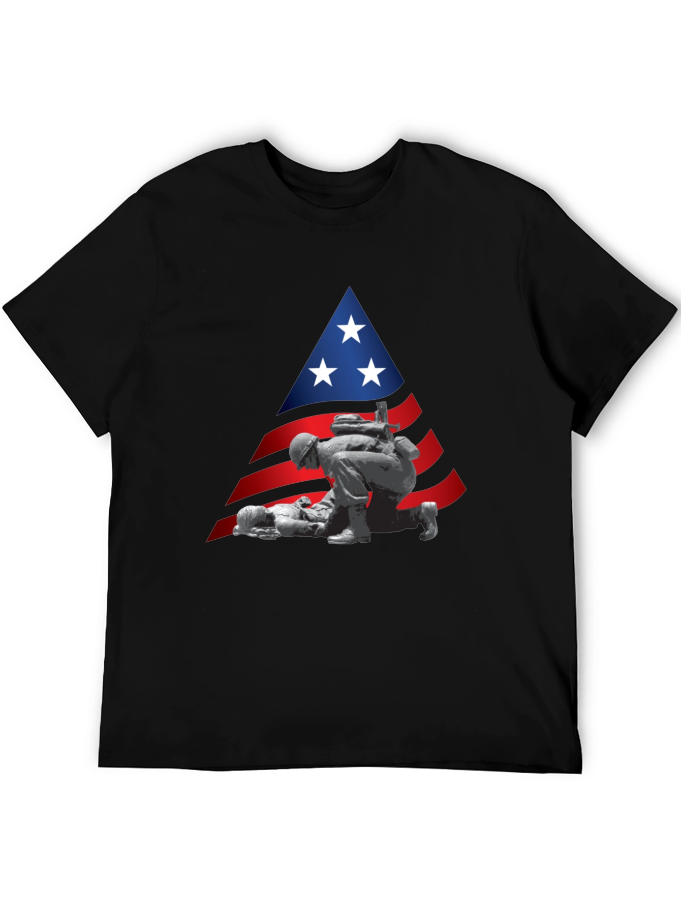 Patriotic Soldier T-Shirt - Support Our Troops!