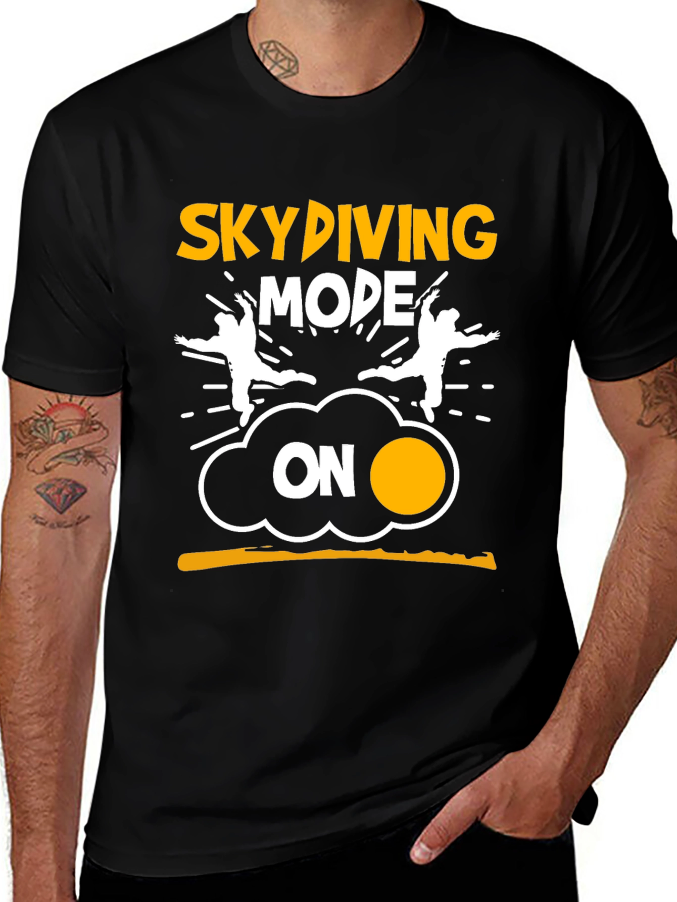 Skydiving Mode On Graphic Tee