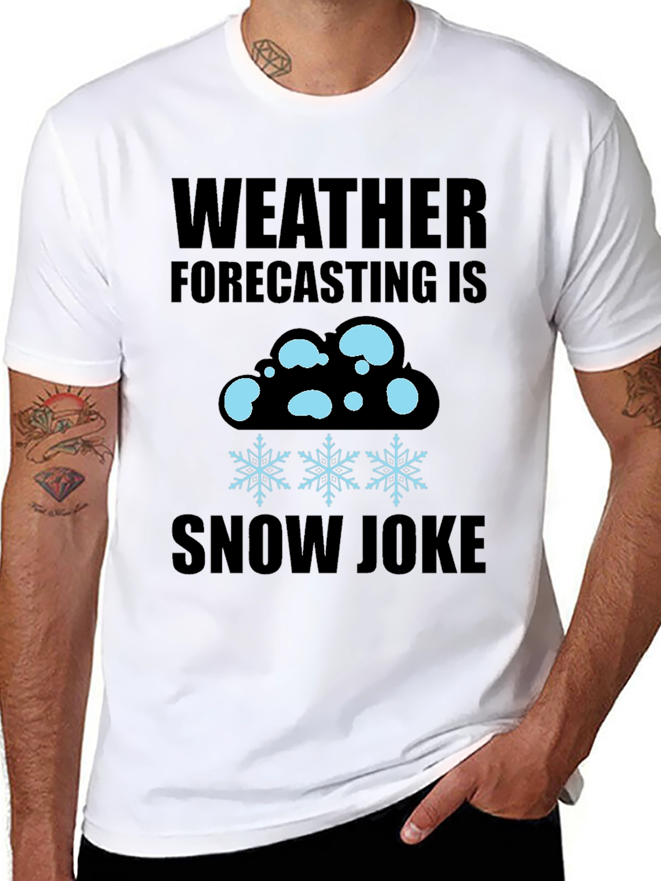 Weather Forecasting Snow Joke T-Shirt
