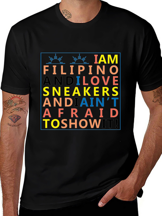 I Am Filipino and Love Sneakers T-Shirt