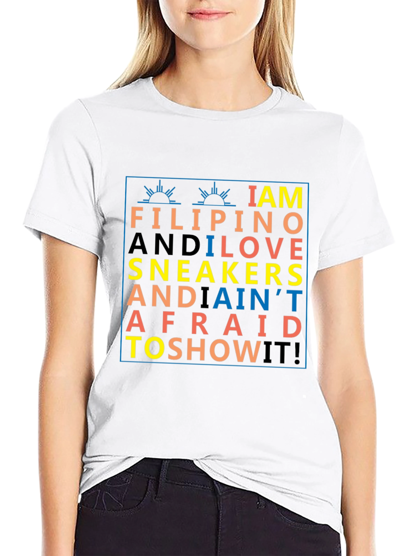 I Am Filipino and Love Sneakers T-Shirt