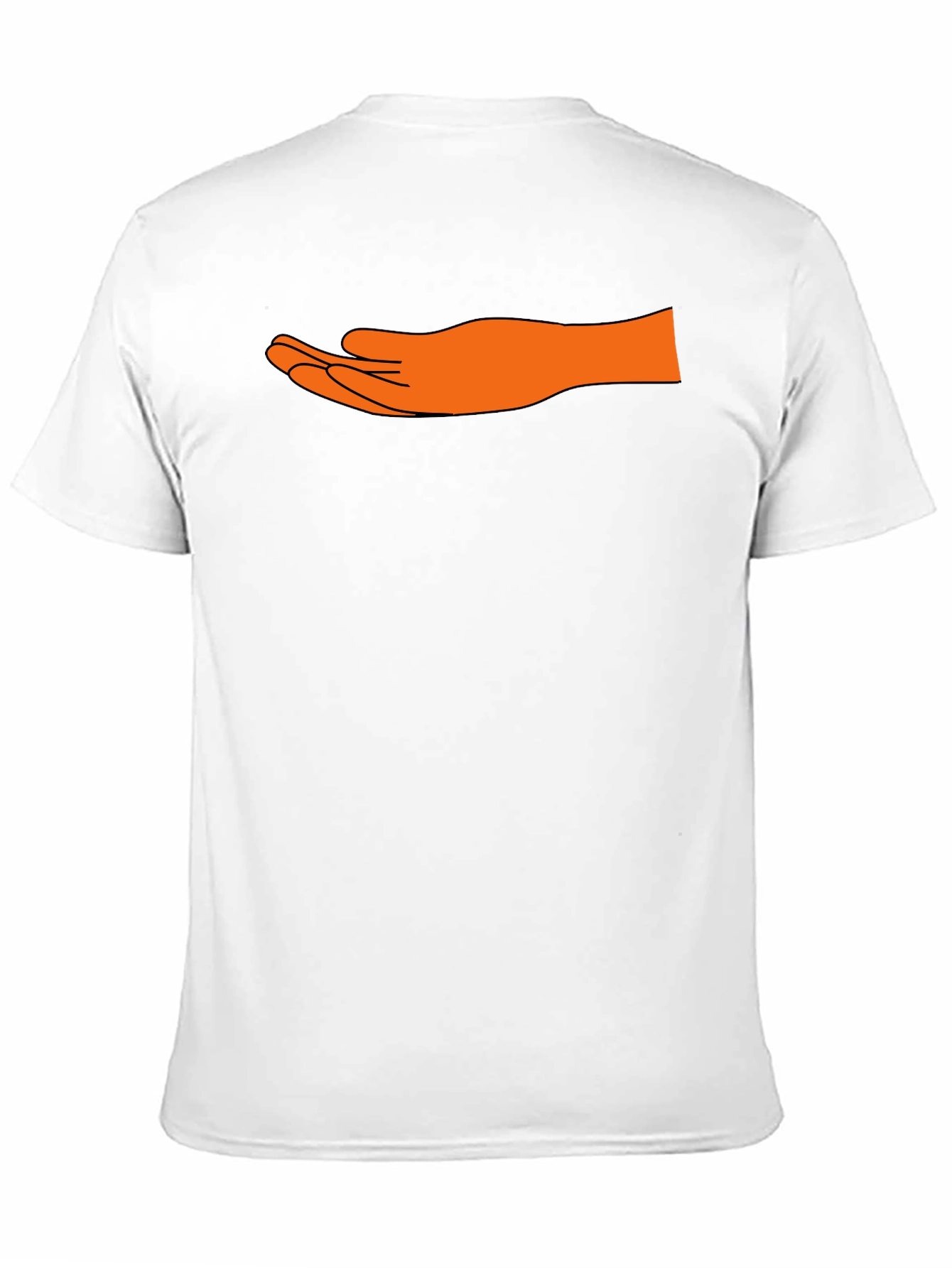 Hand Graphic Black T-Shirt - Unique Design