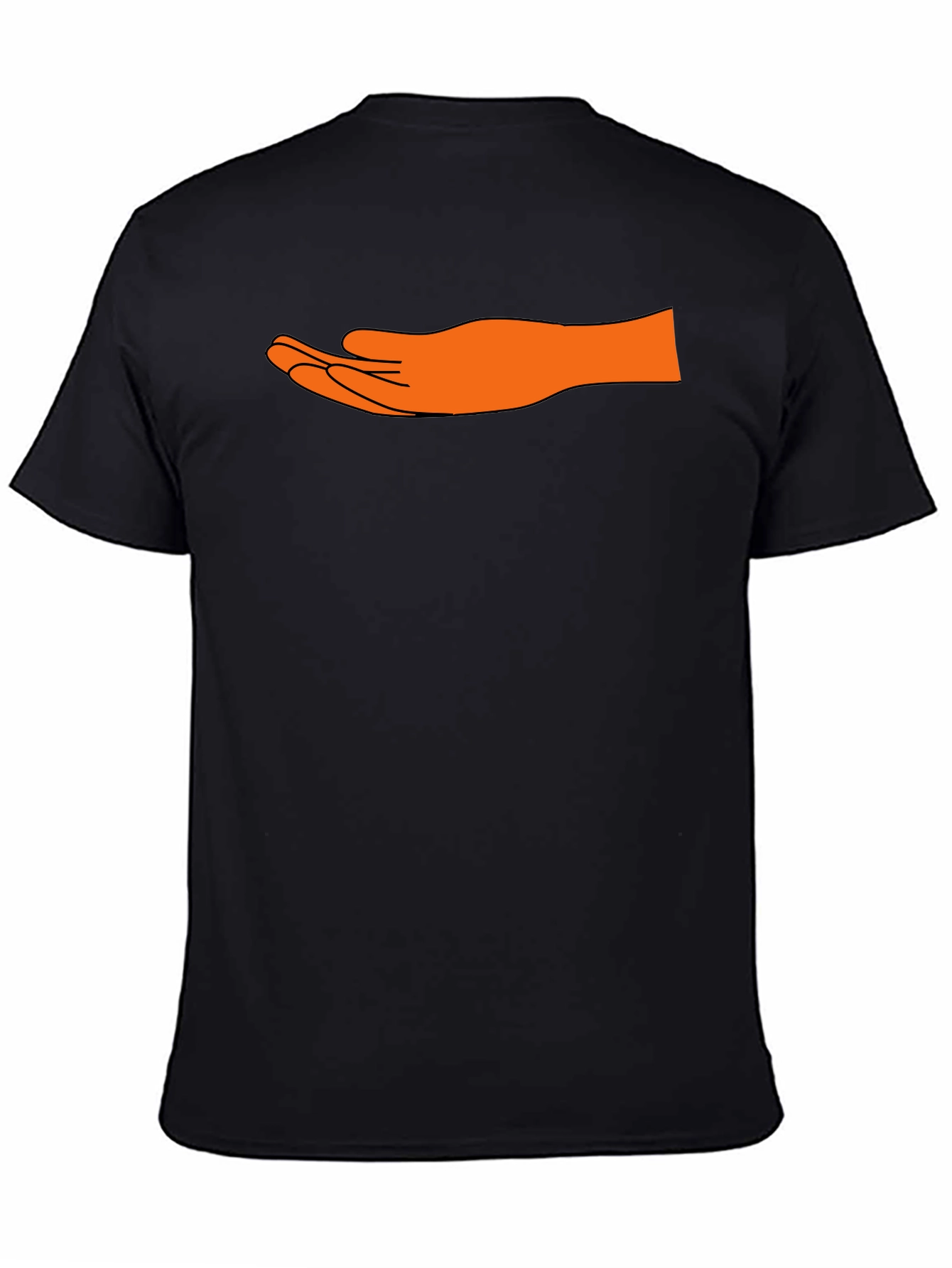 Hand Graphic Black T-Shirt - Unique Design