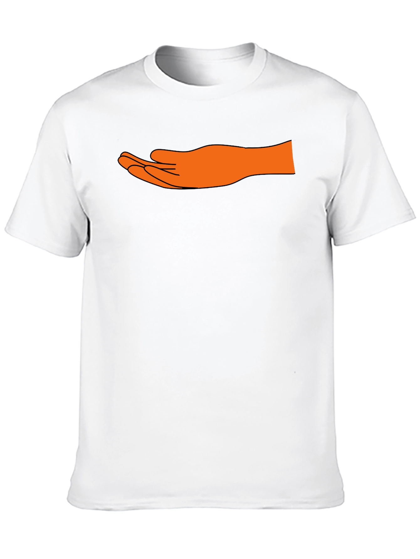 Hand Graphic Black T-Shirt - Unique Design