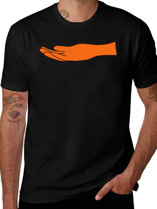 Hand Graphic Black T-Shirt - Unique Design