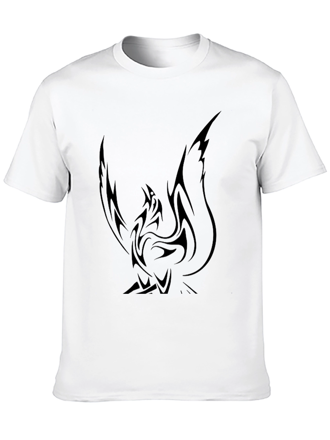 Phoenix Graphic Tee - Black T-Shirt for Men