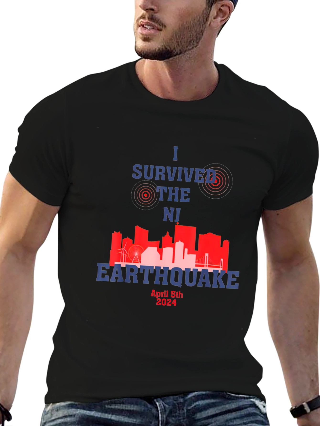 I Survived the NJ Earthquake April 5th 2024 T-Shirt
