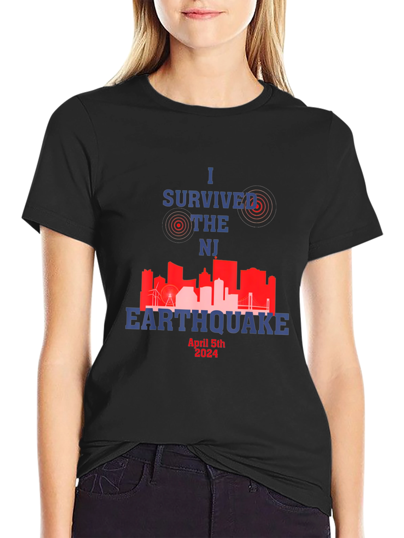 I Survived the NJ Earthquake April 5th 2024 T-Shirt