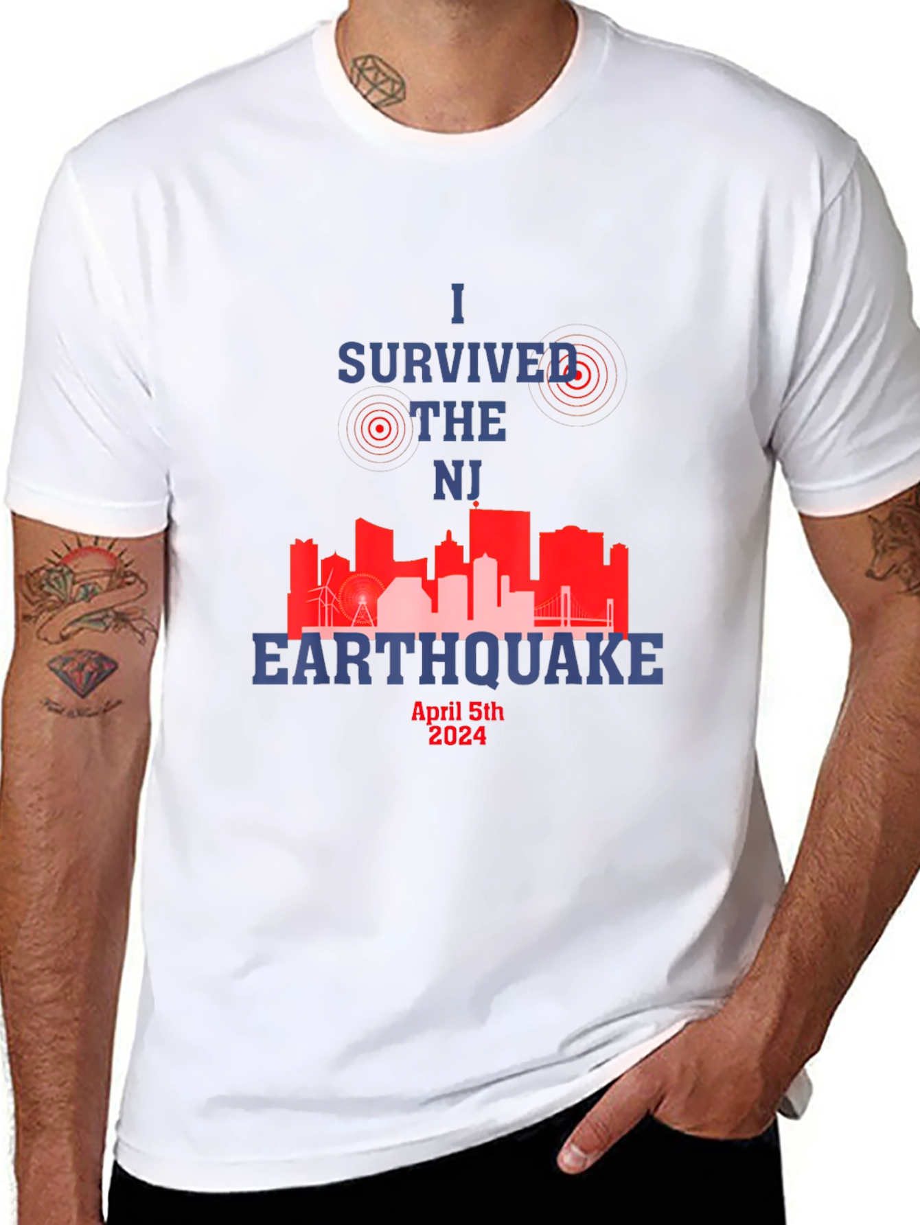 I Survived the NJ Earthquake April 5th 2024 T-Shirt