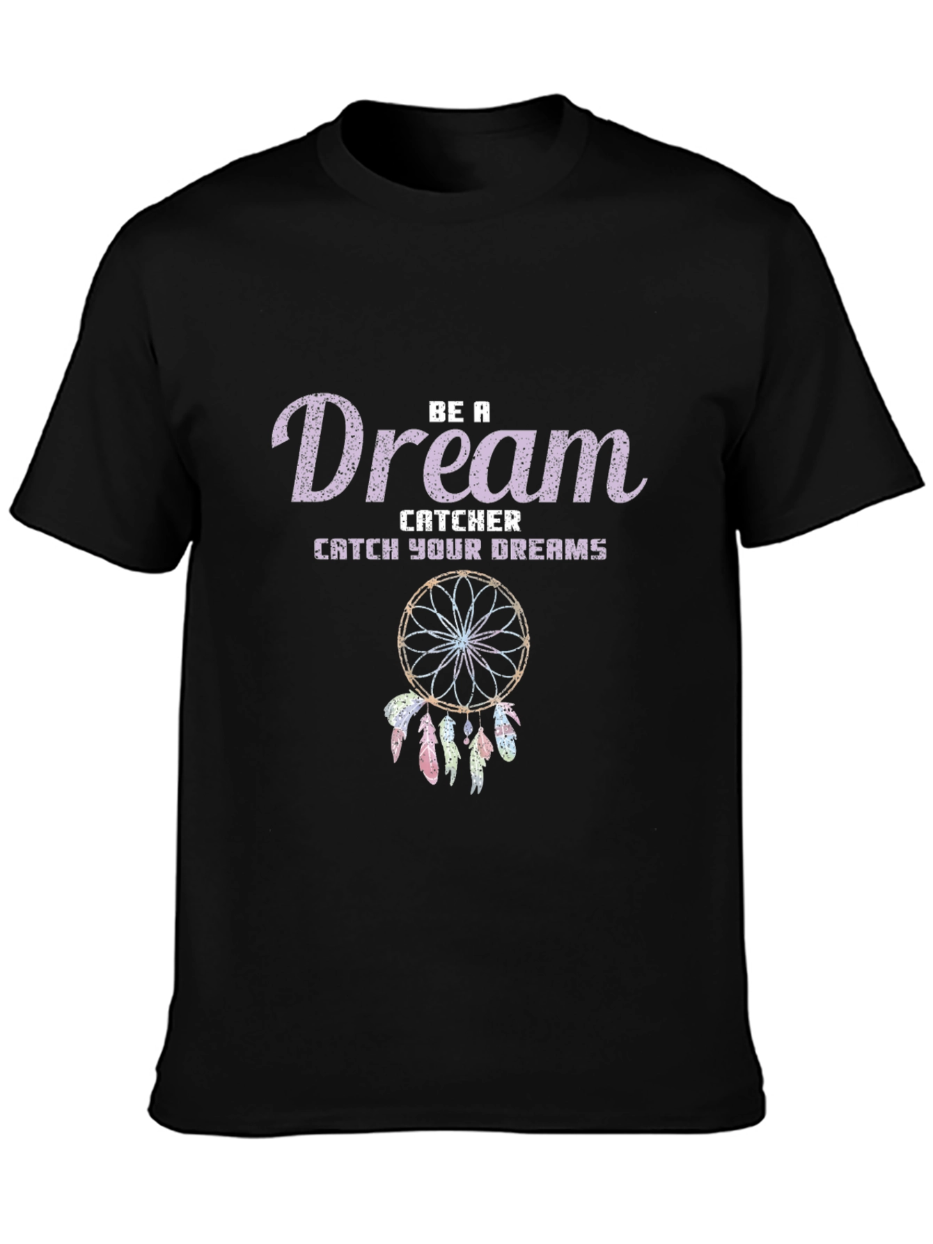 Dream Catcher Graphic Tee - Unisex Soft Black T-Shirt