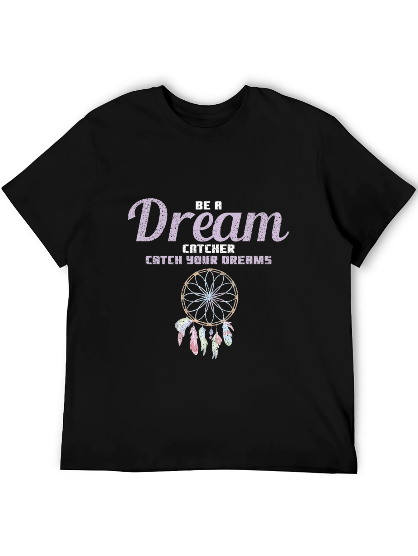Dream Catcher Graphic Tee - Unisex Soft Black T-Shirt