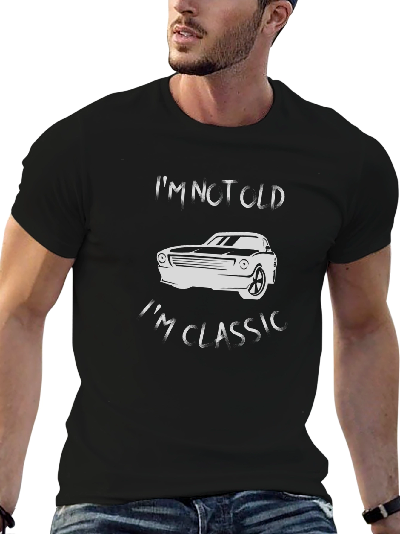 Im Not Old Im Classic Car Graphic Tee
