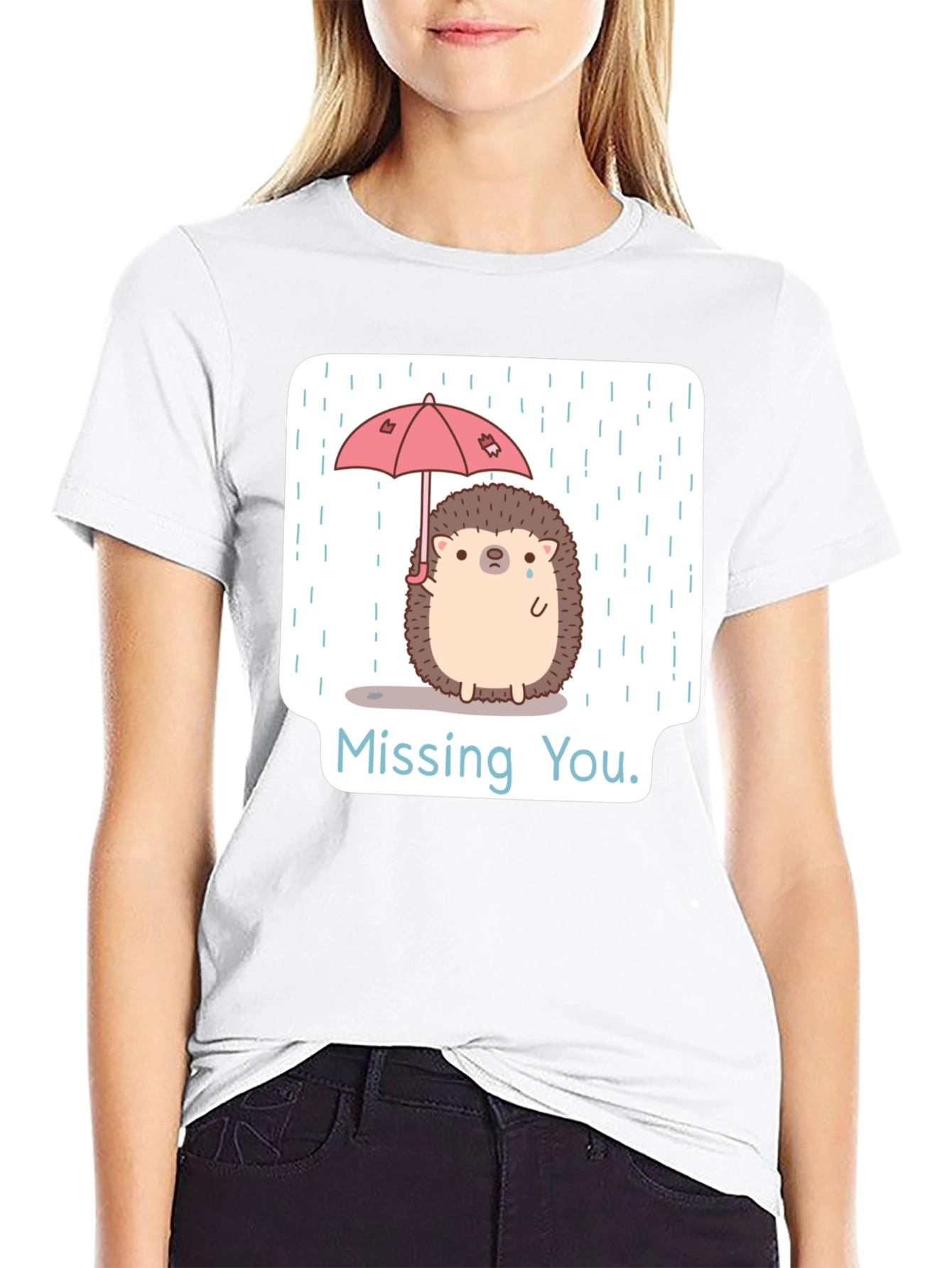 Missing You Hedgehog T-Shirt