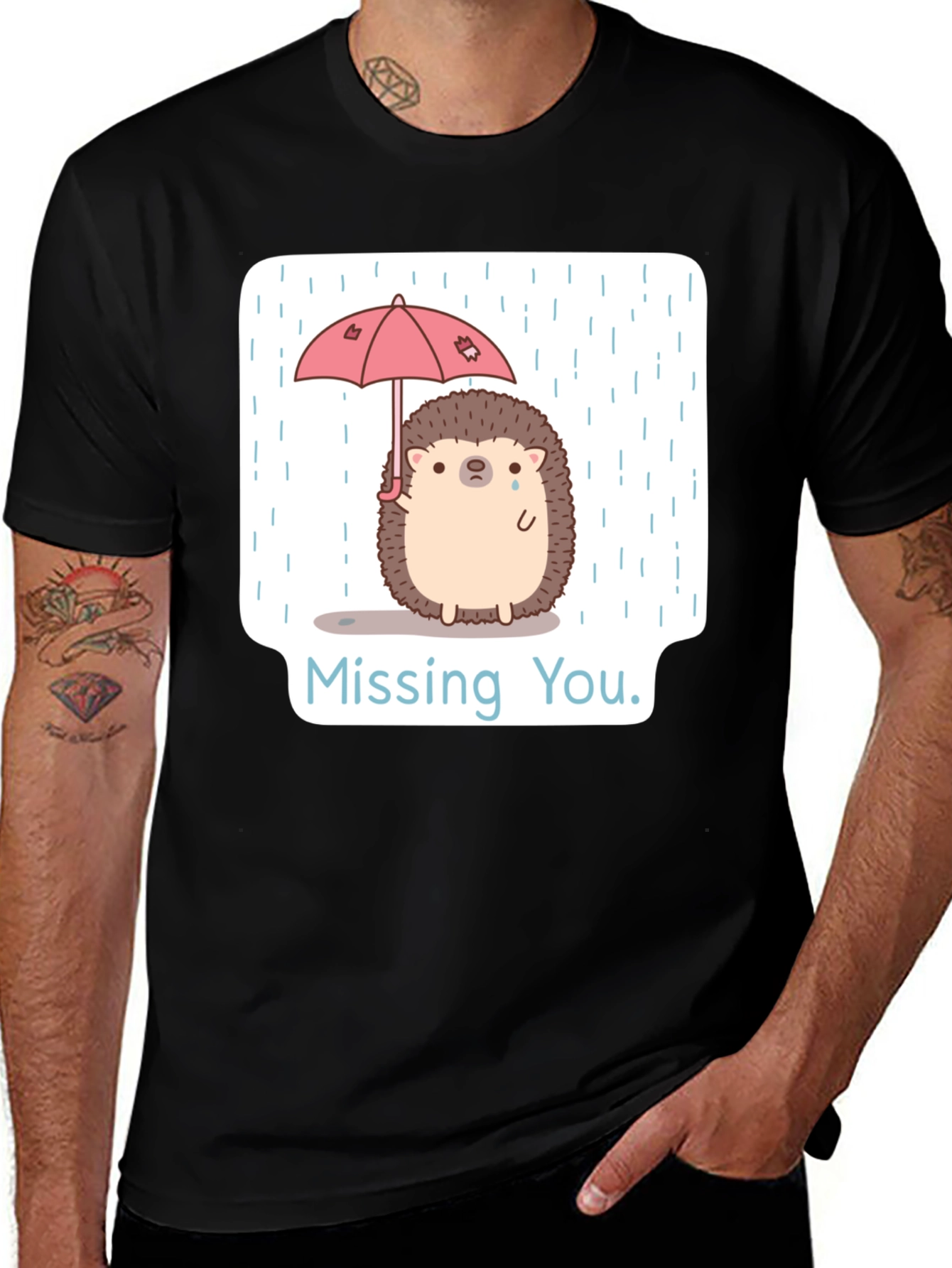 Missing You Hedgehog T-Shirt