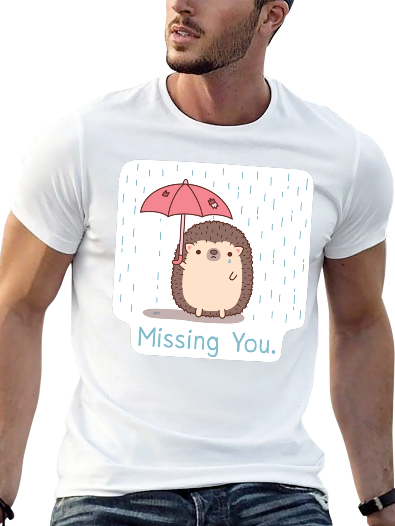Missing You Hedgehog T-Shirt