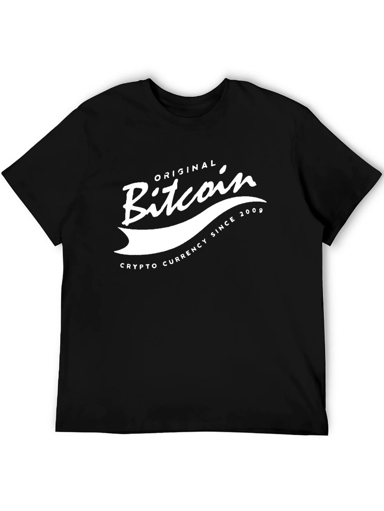 Original Bitcoin Crypto Tee - Black