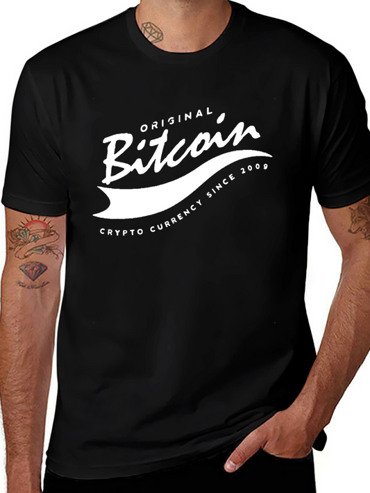 Original Bitcoin Crypto Tee - Black