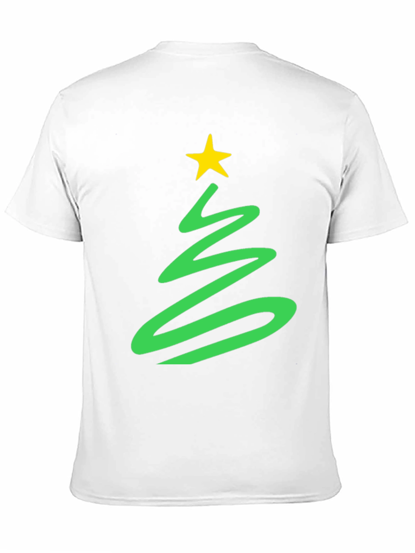 Festive Christmas Tree Graphic Tee - Holiday Spirit