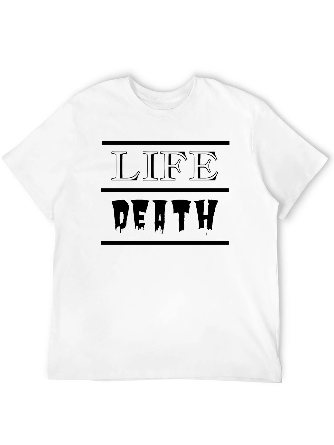 Life Death Graphic Tee - Black T-Shirt