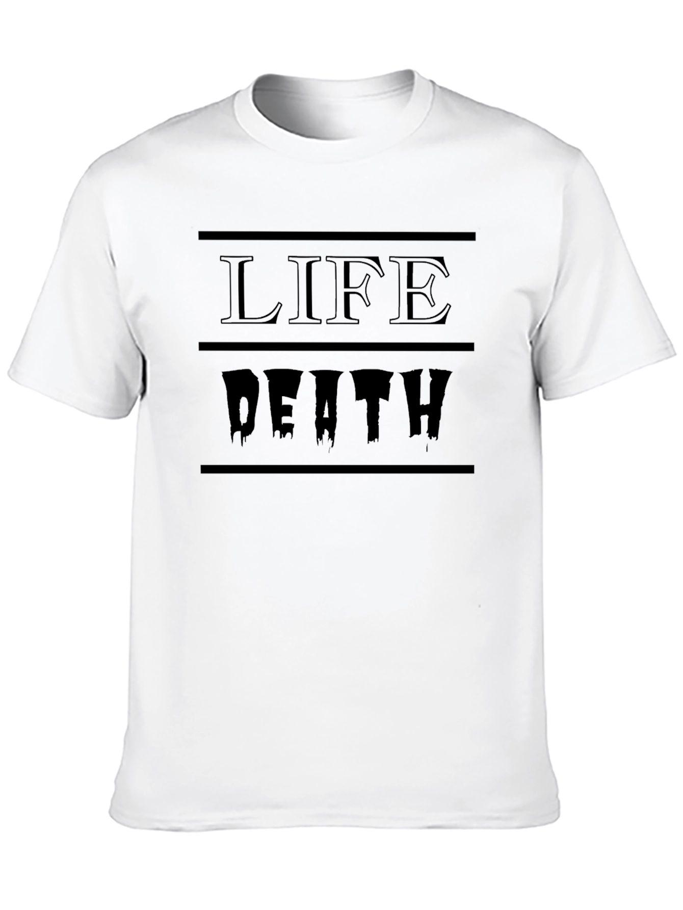 Life Death Graphic Tee - Black T-Shirt
