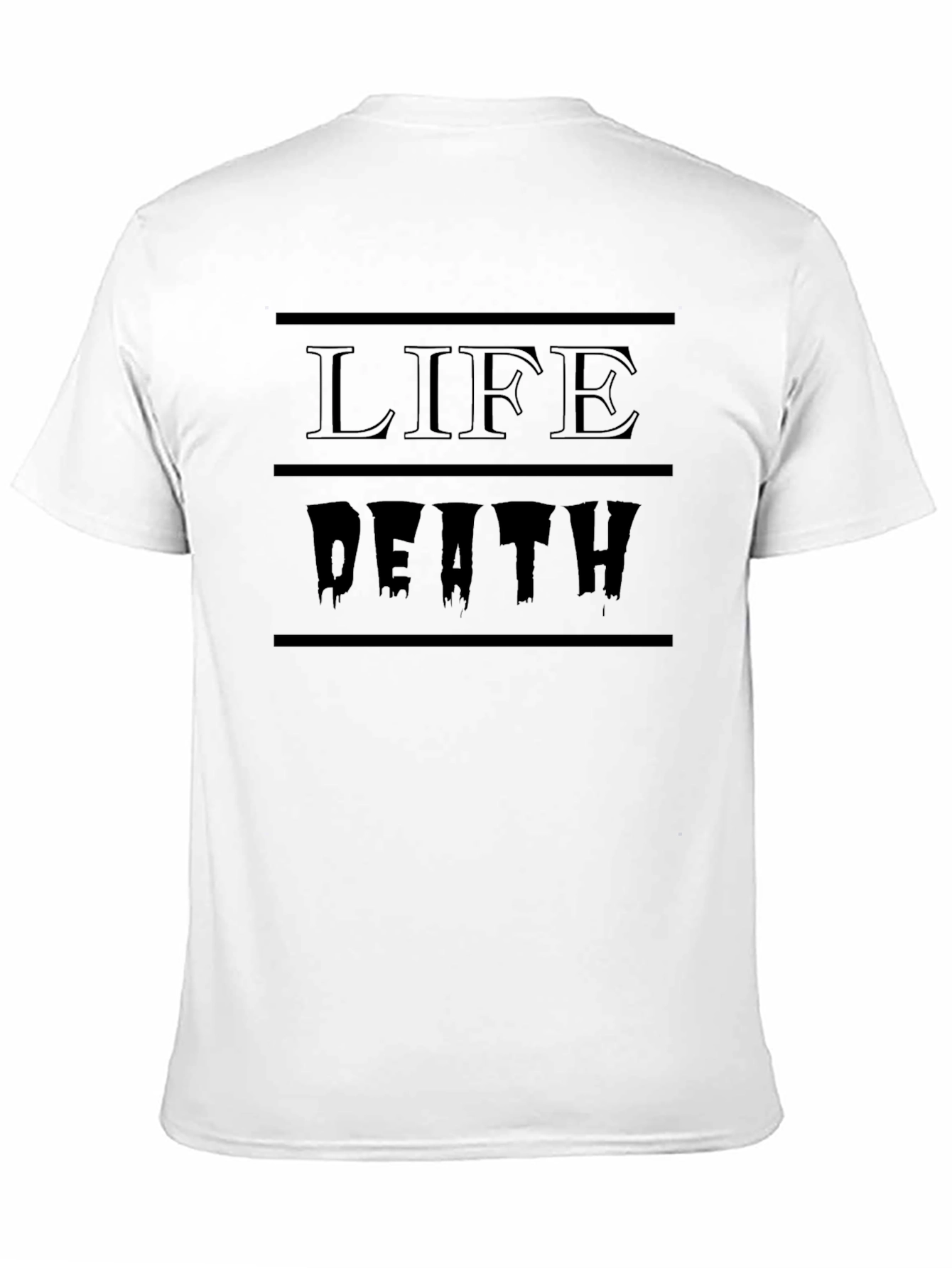 Life Death Graphic Tee - Black T-Shirt