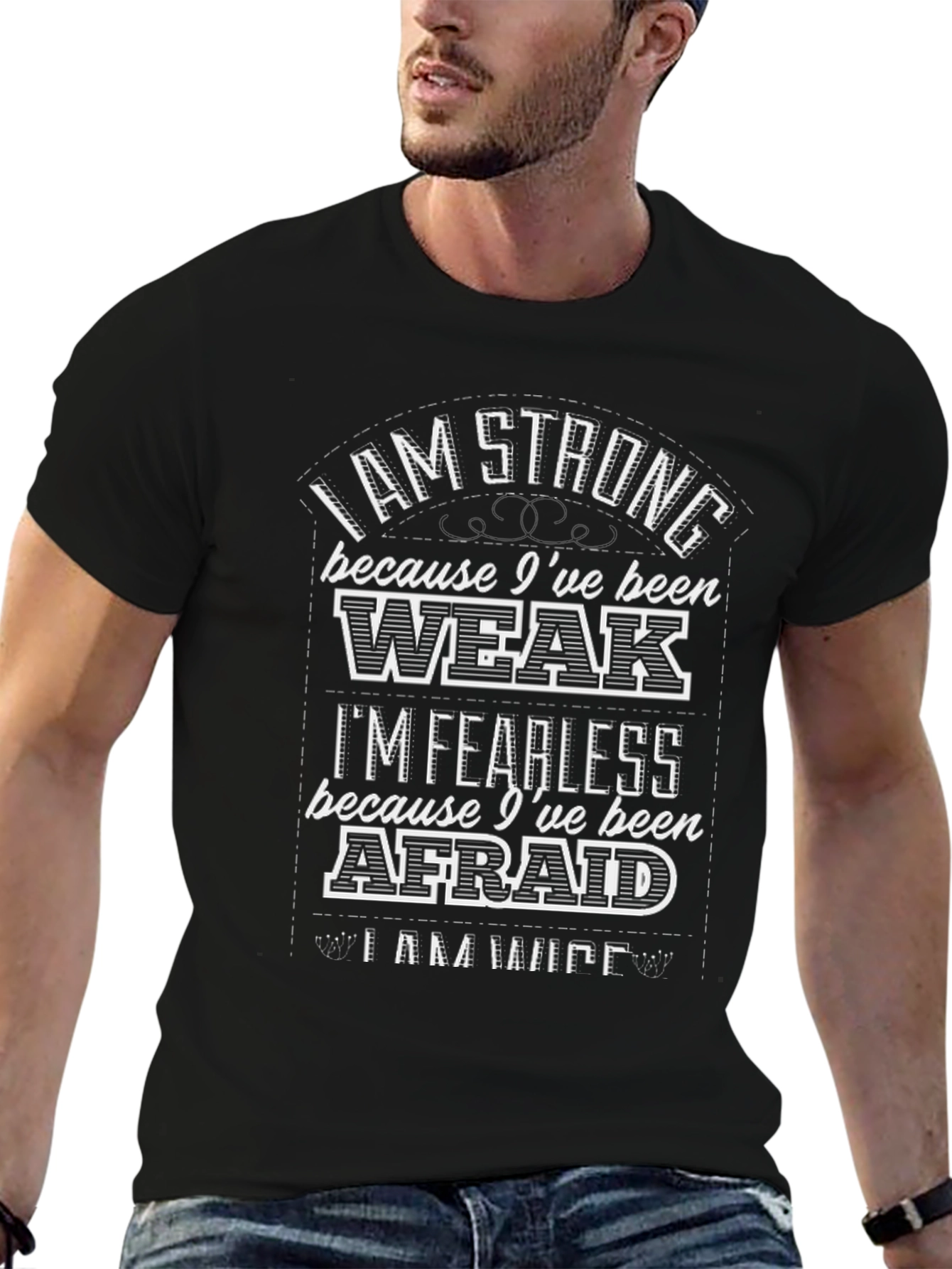 Strong & Fearless Graphic T-Shirt