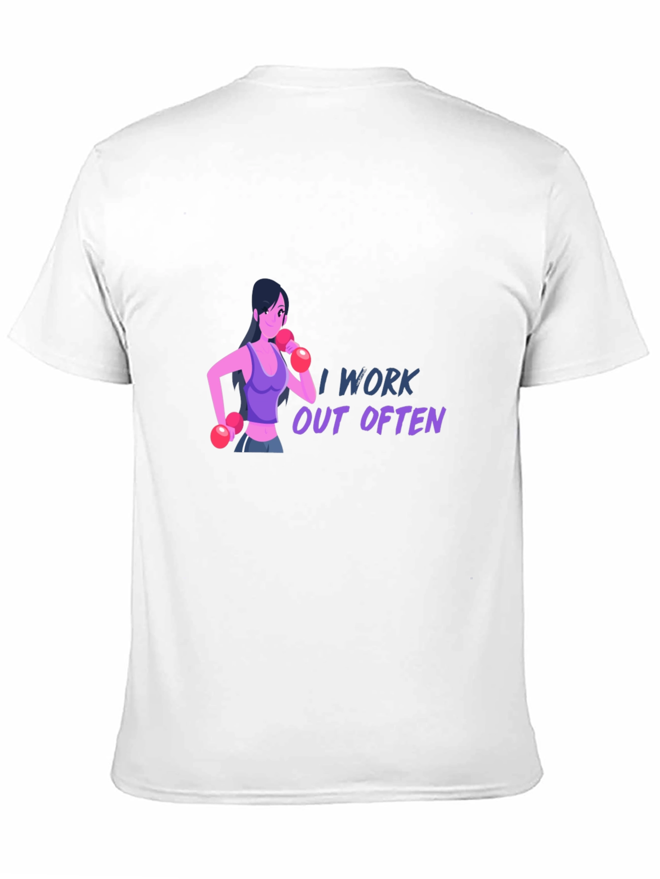 I Work Out Often T-Shirt - Black
