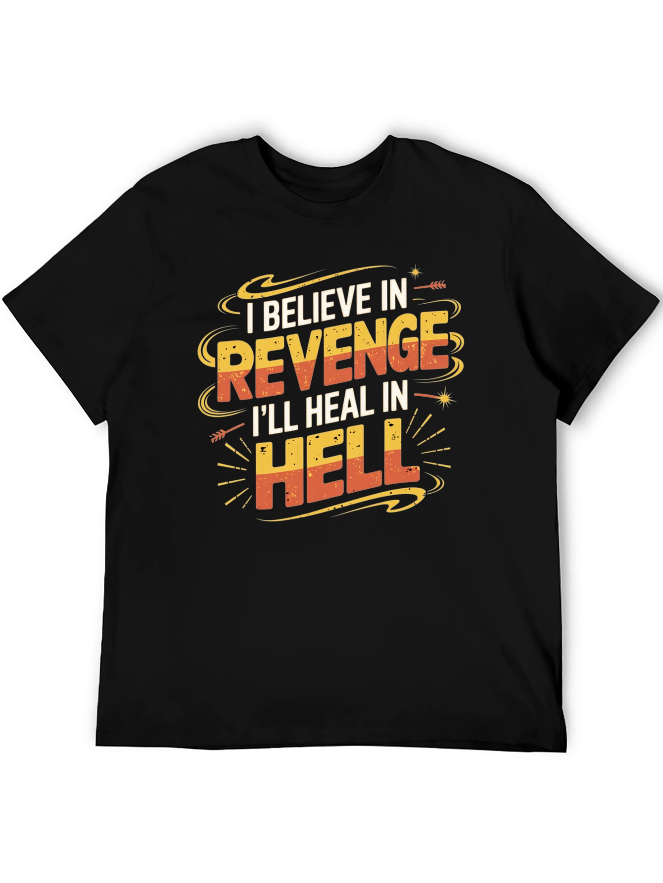 Revenge Graphic T-Shirt: Funny Slogan Tee