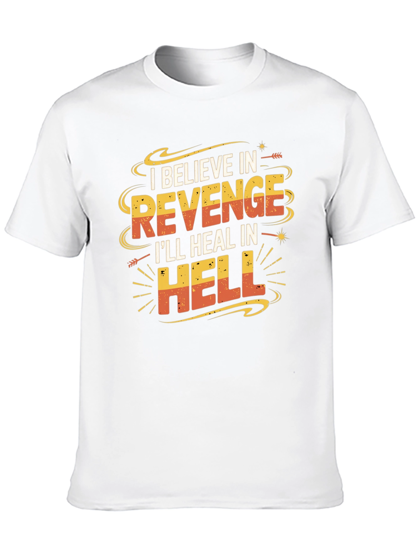 Revenge Graphic T-Shirt: Funny Slogan Tee