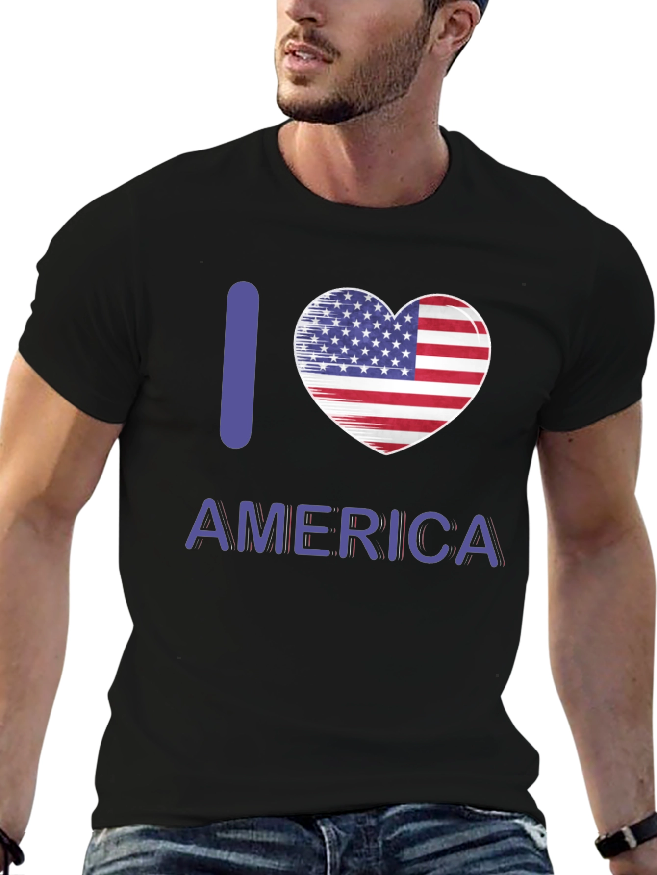 I Love America Patriotic T-Shirt