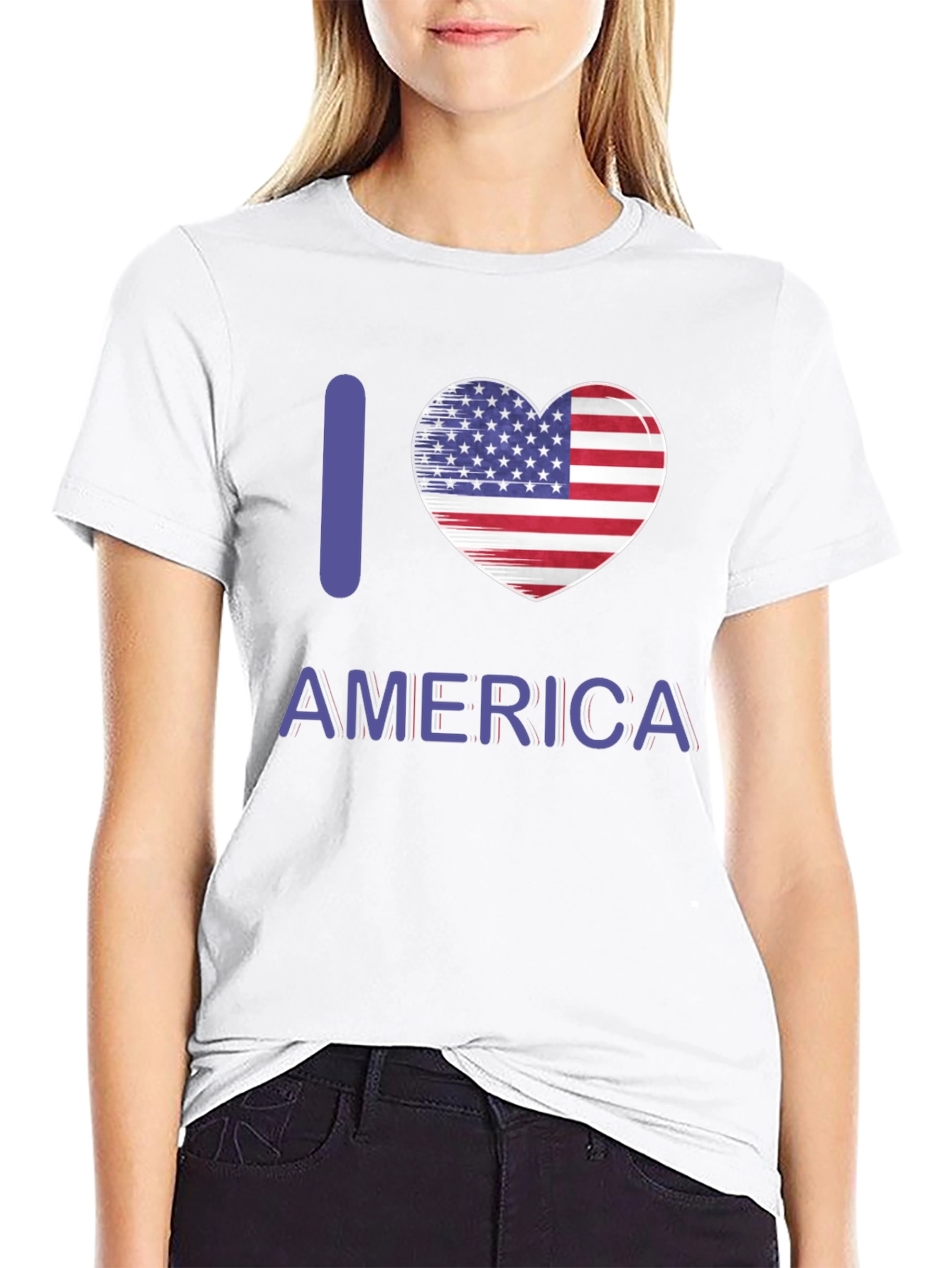 I Love America Patriotic T-Shirt