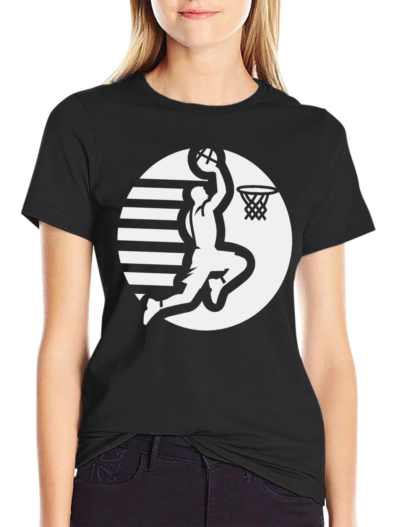 Slam Dunk Graphic Tee - Black