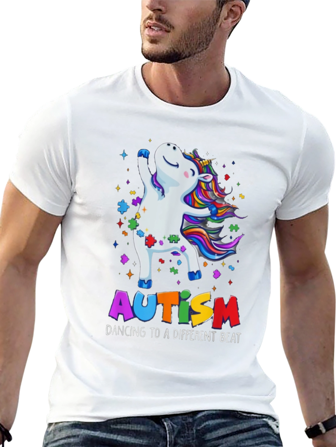 Autism Awareness Unicorn Dancing T-Shirt