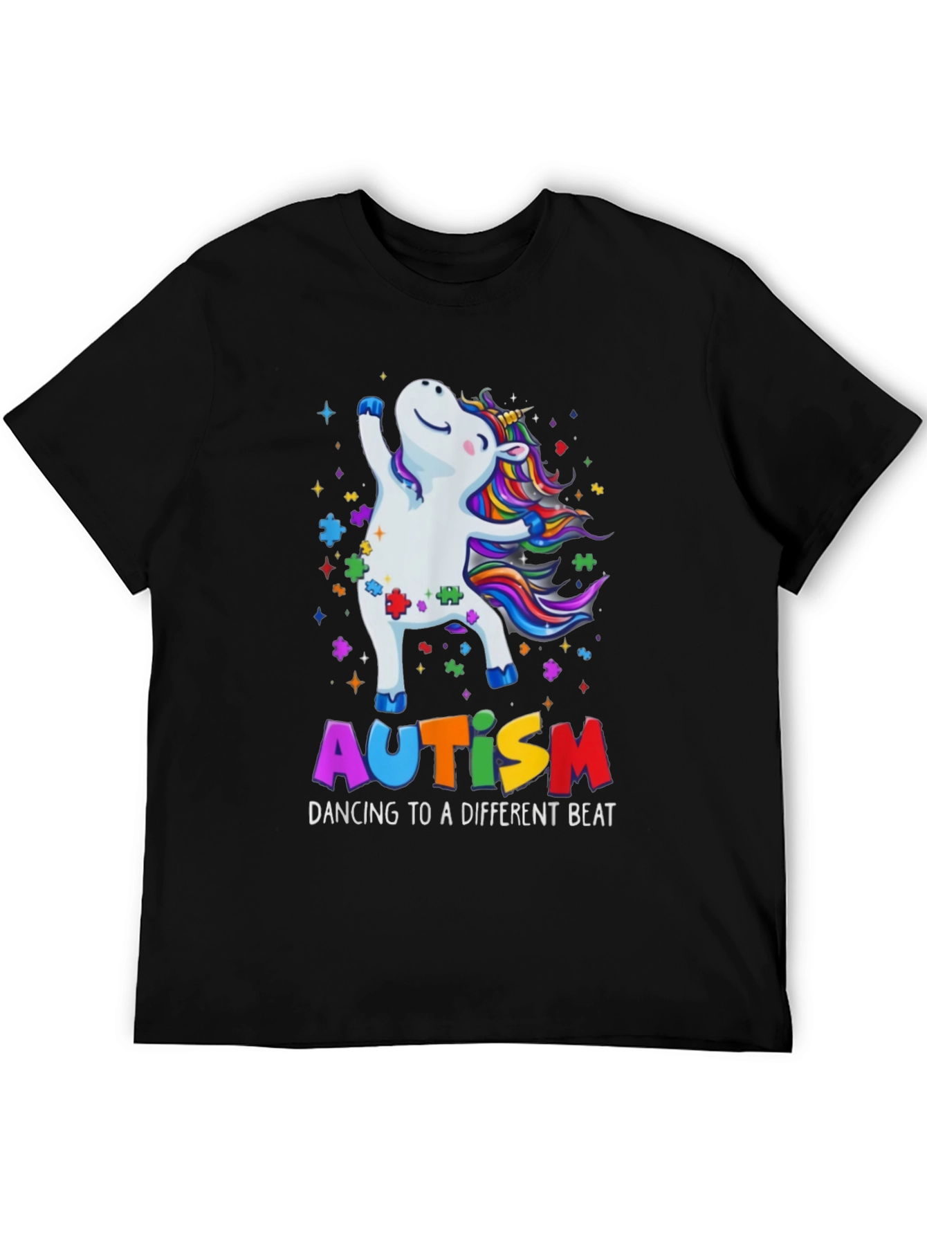 Autism Awareness Unicorn Dancing T-Shirt