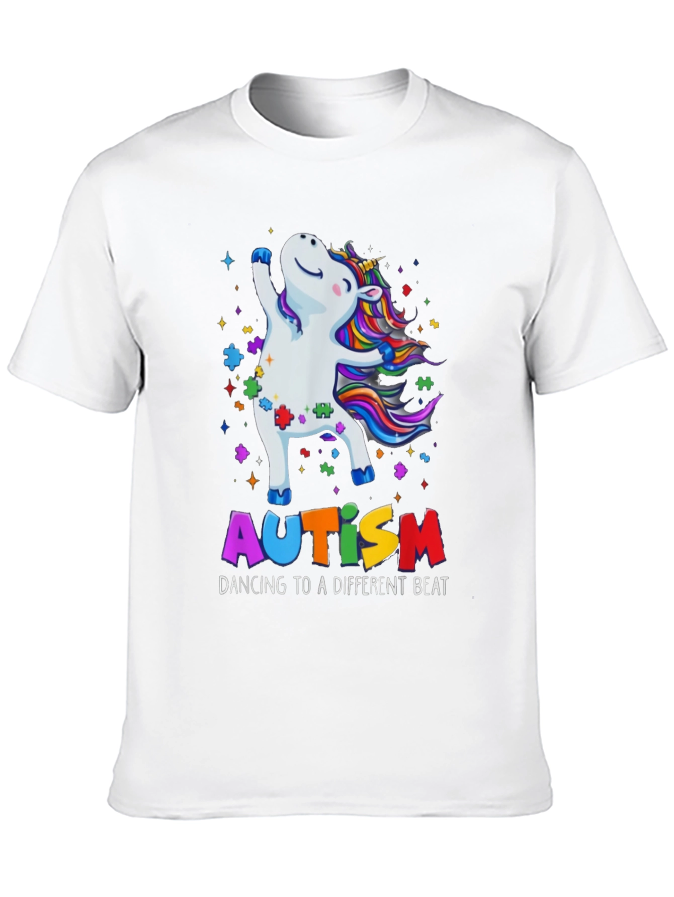 Autism Awareness Unicorn Dancing T-Shirt
