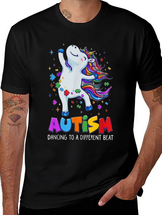 Autism Awareness Unicorn Dancing T-Shirt