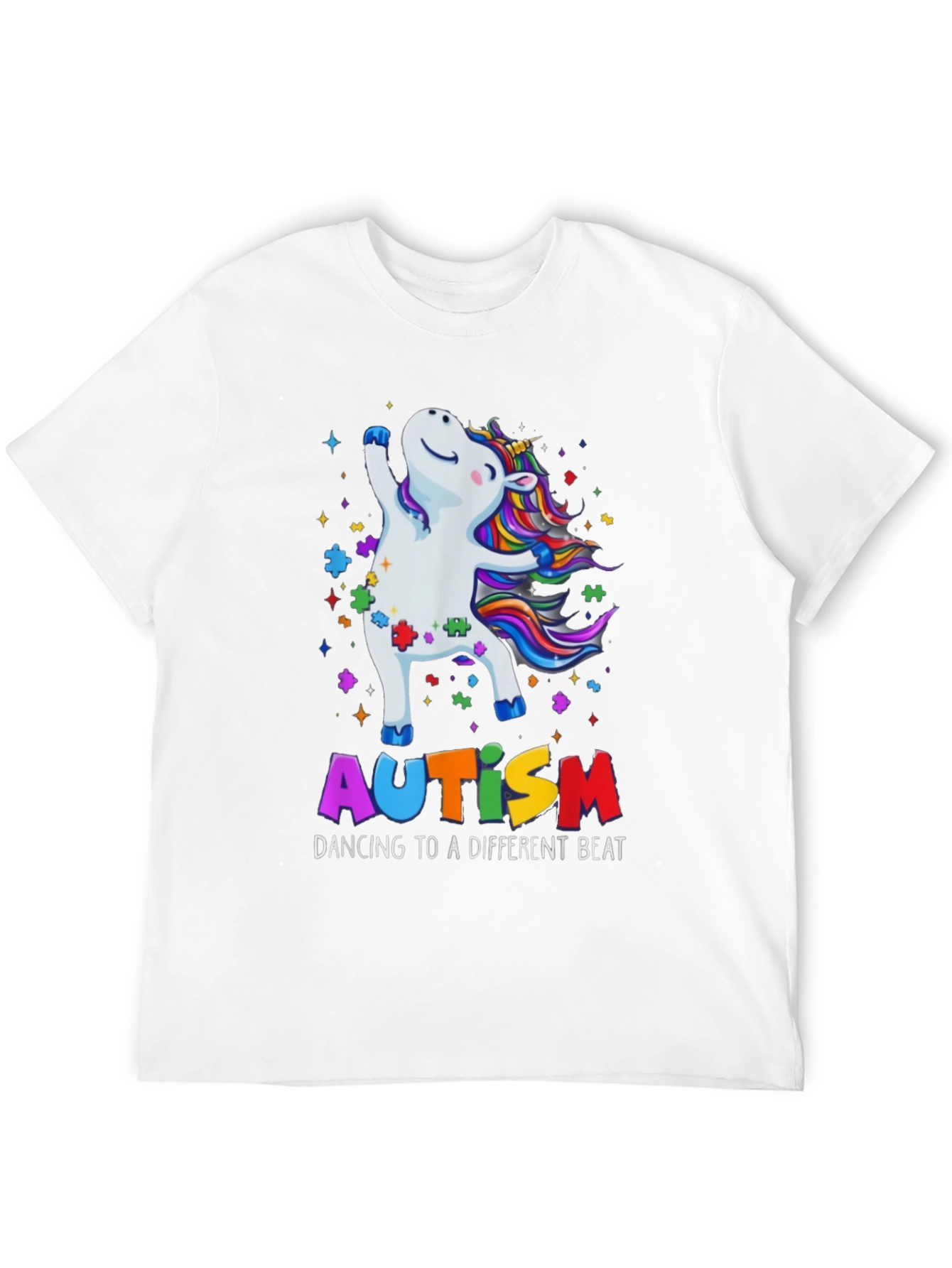 Autism Awareness Unicorn Dancing T-Shirt