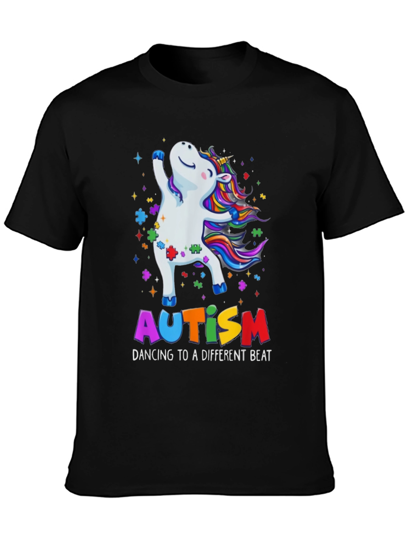Autism Awareness Unicorn Dancing T-Shirt