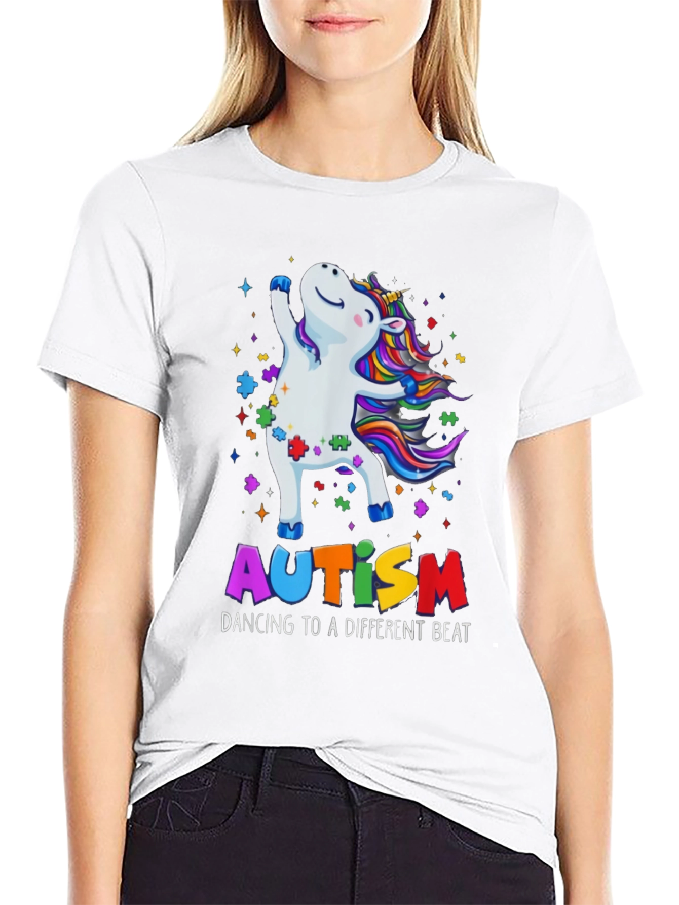 Autism Awareness Unicorn Dancing T-Shirt