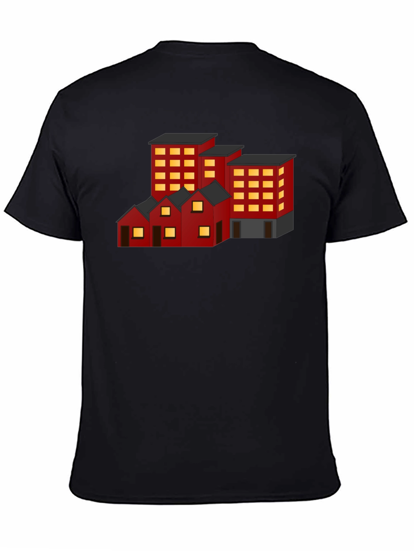 Cityscape Graphic Tee - Urban Architecture Shirt