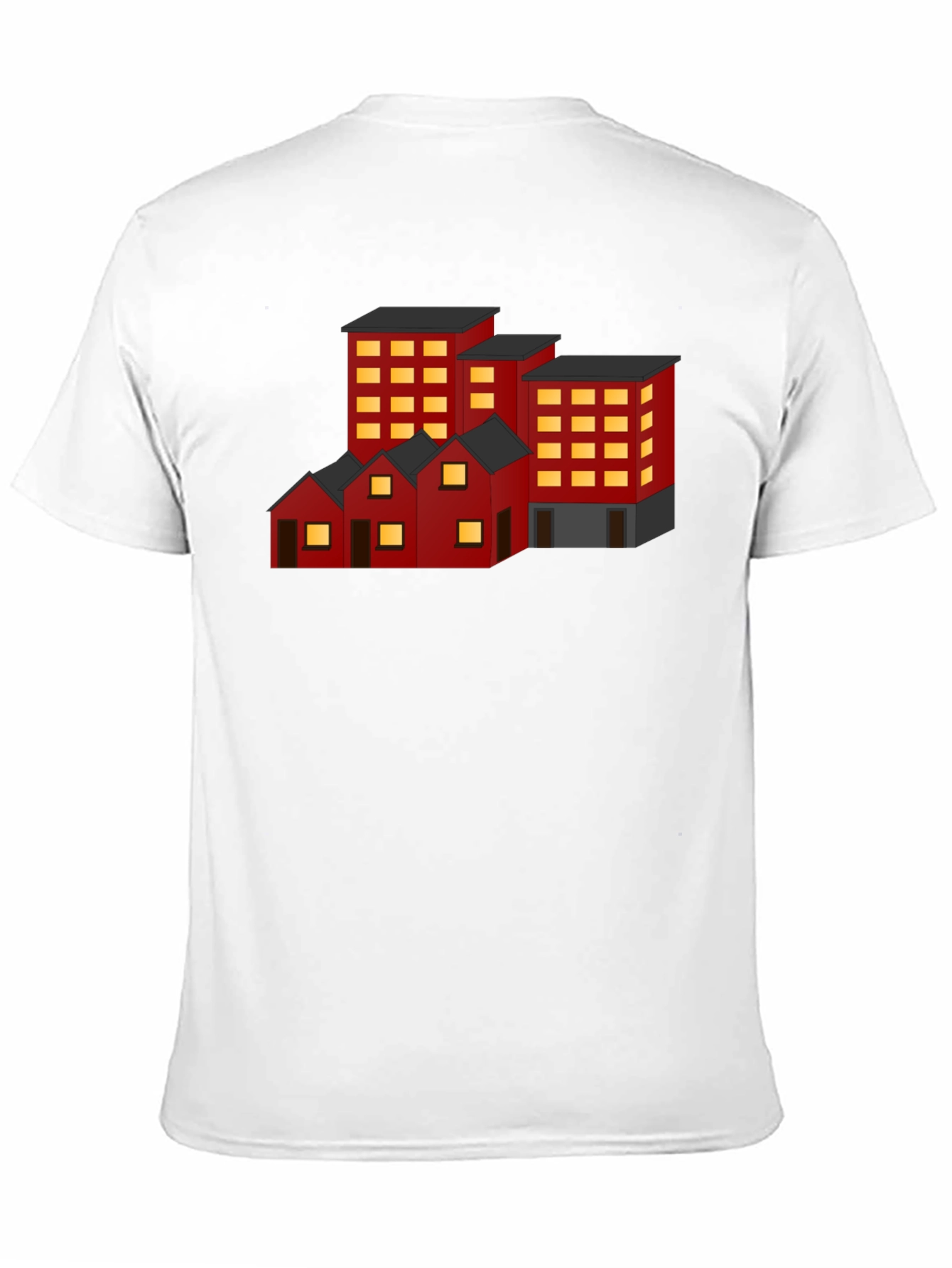 Cityscape Graphic Tee - Urban Architecture Shirt